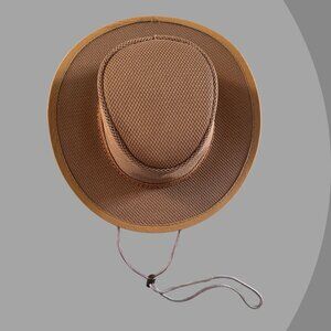STETSON Tan Mesh Cowboy Hat